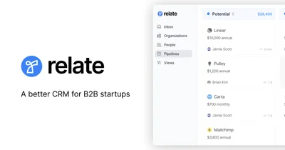 릴레잇(Relate)이란? | Relate CRM 가이드