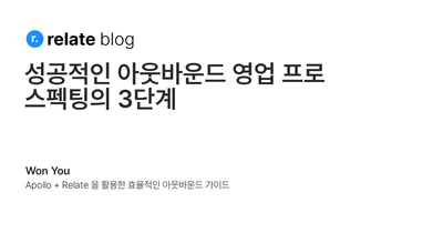 아웃바운드 세일즈 Prospecting: ICP 설정과 Qualification 핵심 가이드