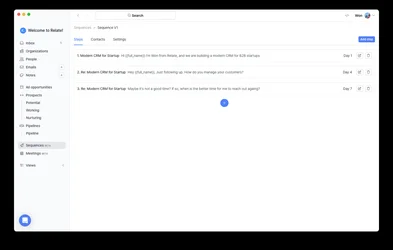 Relate 시퀀스 이해하기 | Relate Product Guide