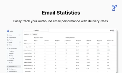 Email Statistics - Relate 체인지로그
